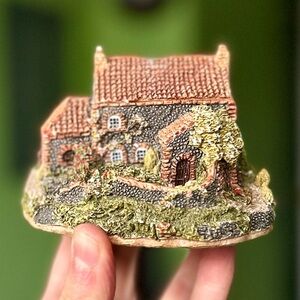 VTG 3D Textured Lilliput Lane Bay View Collectible Cottage Farm Cottagecore Art